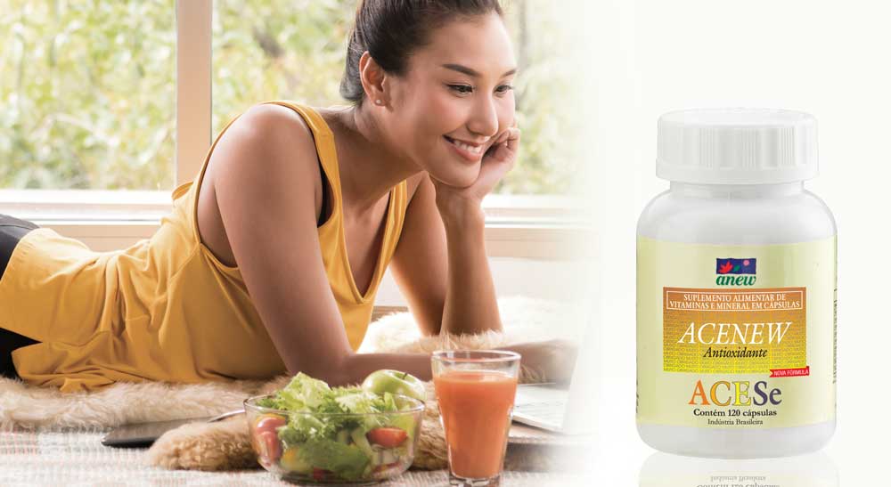 Acenew Suplemento Alimentar antioxidante com nova fórmula